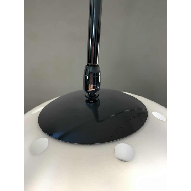 GEPO, Vintage Chroom / Marmeren Vloerlamp 'DOUBLE ARC' verstelbaar, jaren 60