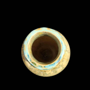 Pierrefonds, Art Deco stoneware vase with crystallisations, ca 1920/30