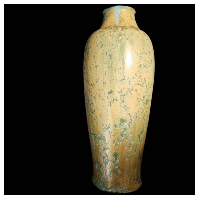 Pierrefonds, vase Art Déco en grès à cristallisations, ca 1920/30