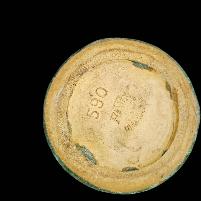 Pierrefonds, vase Art Déco en grès à cristallisations, ca 1920/30