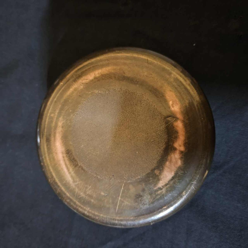 Montières, Art Nouveau iriserend steengoed / keramiek “courge” vaas, ca 1900