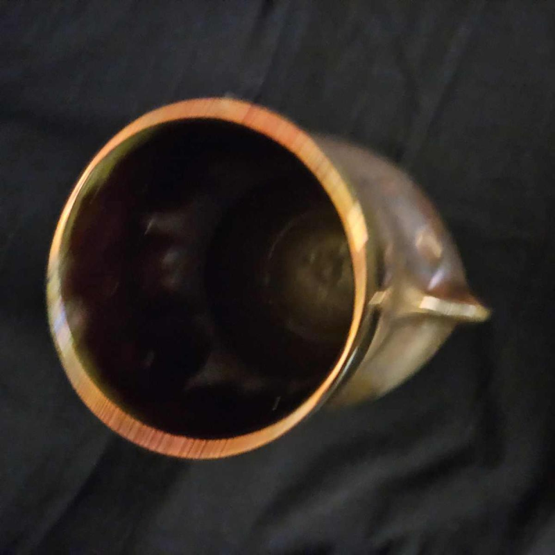 Montières, Art Nouveau iridescent stoneware / ceramic ‘courge’ vase, ca 1900