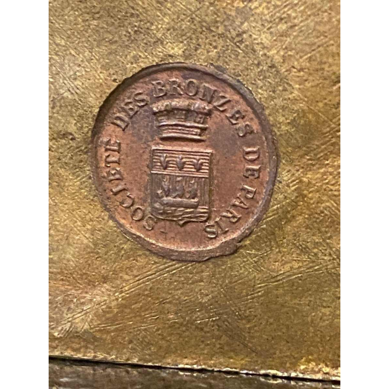 Sculpture en bronze signée Georges Van Der Straeten