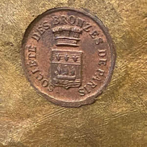 Bronze sculpture signed Georges Van Der Straeten