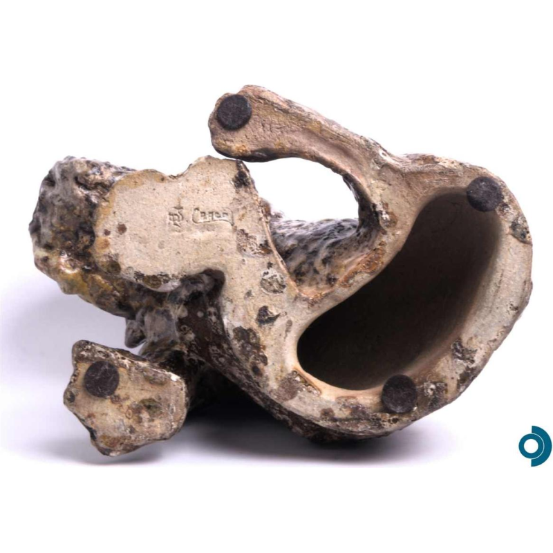 Arthur Craco ‘Bulldog’ animal sculpture in glazed stoneware, ca 1930