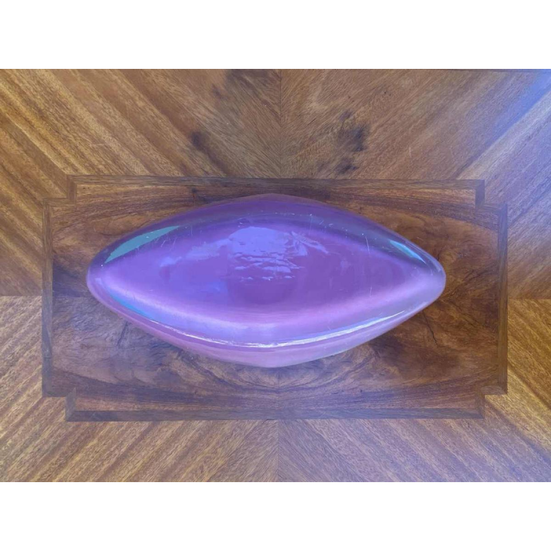 Glass Vase Signed Samuel Herman From Rosenthal Studio Line 1960s