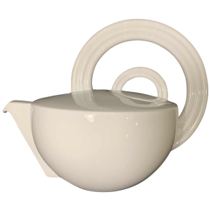 MARIO BELLINI 'Cupola' Rosenthal Studio Linie Design, Porcelain teapot 1980's