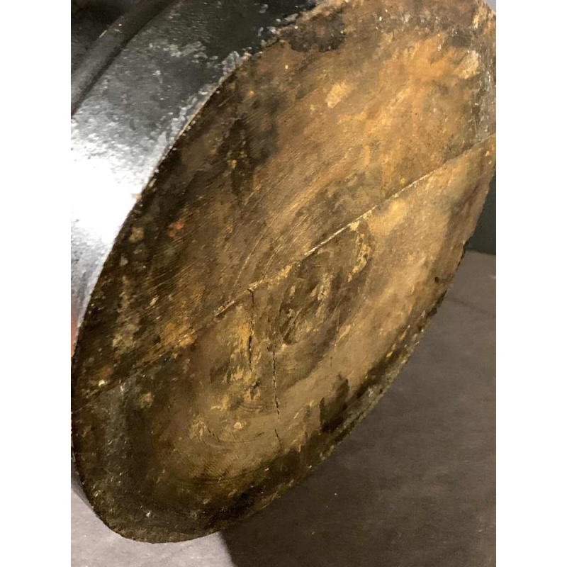 "The Blonde" Large Golden Bust of a Woman, Terracotta Napoleon III, 19th century