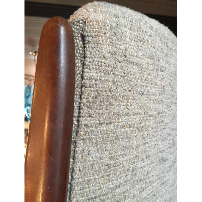 Mahjongg Vlaardingen Holland, Séries 6 chaises Design Scandinave en Teck, 1965