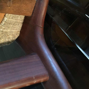 Mahjongg Vlaardingen Holland, Set of 6 Scandinavian Teak Design chairs, 1965