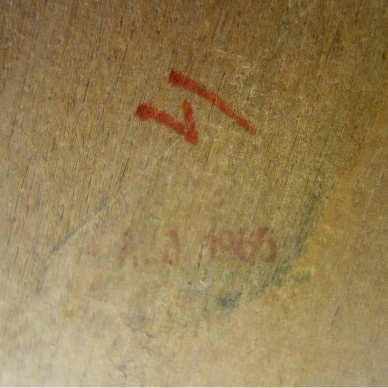 Mahjongg Vlaardingen Holland, Set of 6 Scandinavian Teak Design chairs, 1965