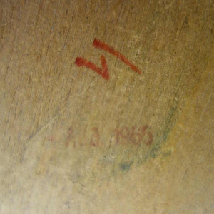 Mahjongg Vlaardingen Holland, Set of 6 Scandinavian Teak Design chairs, 1965