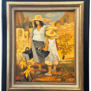 Jean Abadie “ Les vendangeuses “ oil on canvas
