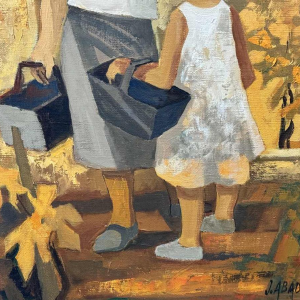 Jean Abadie “ Les vendangeuses “ oil on canvas