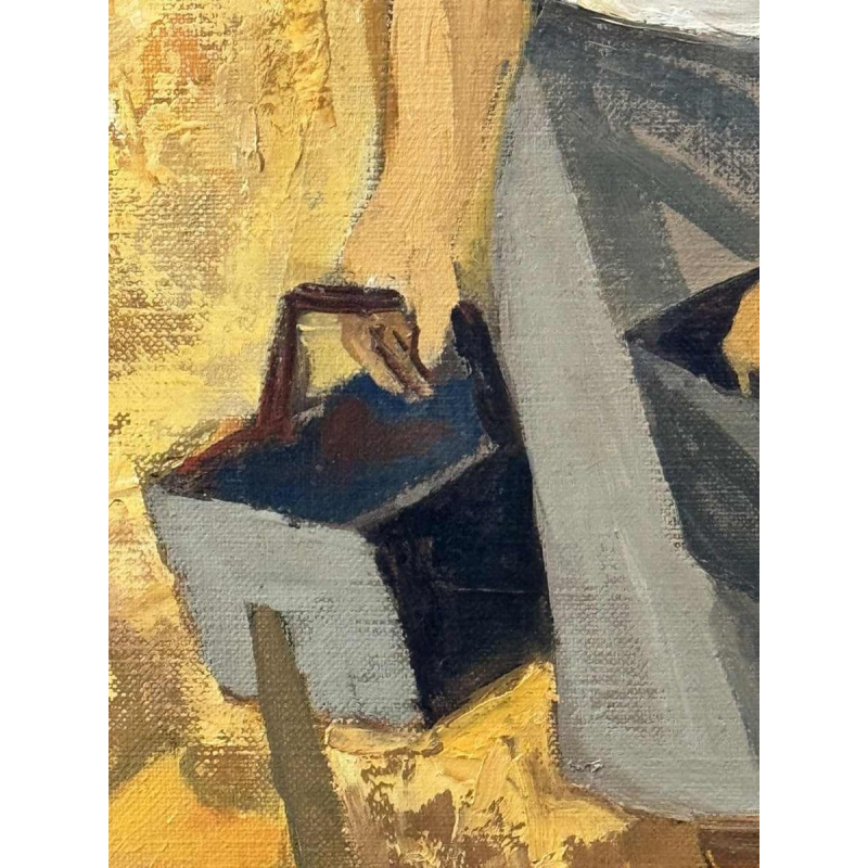 Jean Abadie “ Les vendangeuses “ olieverf op doek