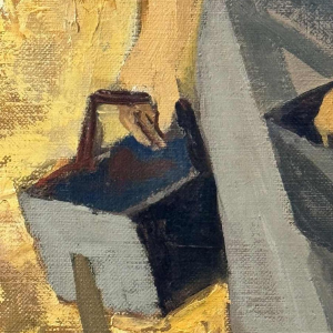 Jean Abadie “ Les vendangeuses “ olieverf op doek