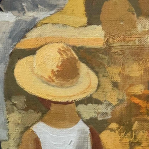 Jean Abadie “ Les vendangeuses “ oil on canvas