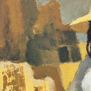 Jean Abadie “ Les vendangeuses “ olieverf op doek