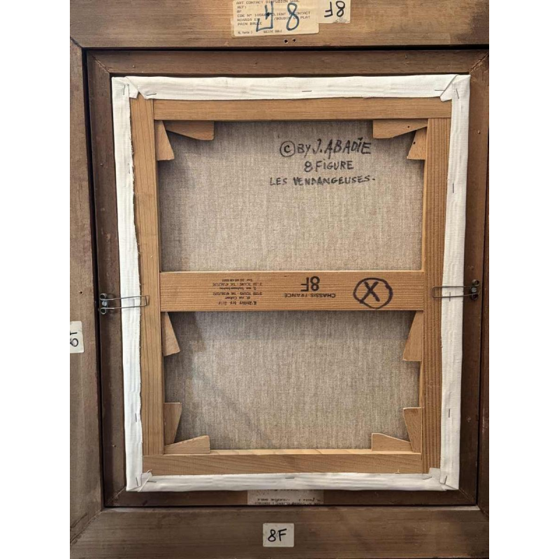 Jean Abadie “ Les vendangeuses “ oil on canvas