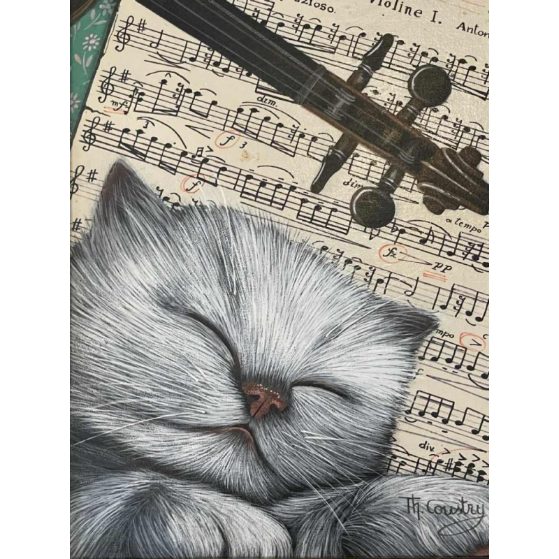 Thérèse COUSTRY (1950-): « Humoresque » ou le chat musicien