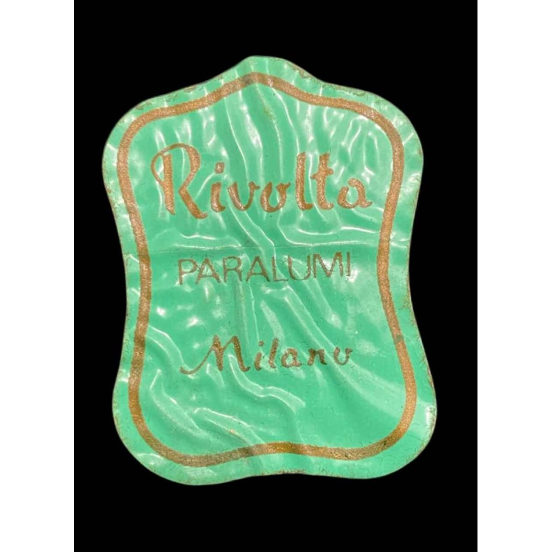 Lampe vintage florentine Rivolta Paralumi Milano, métal doré & argenté, Italie XXe s