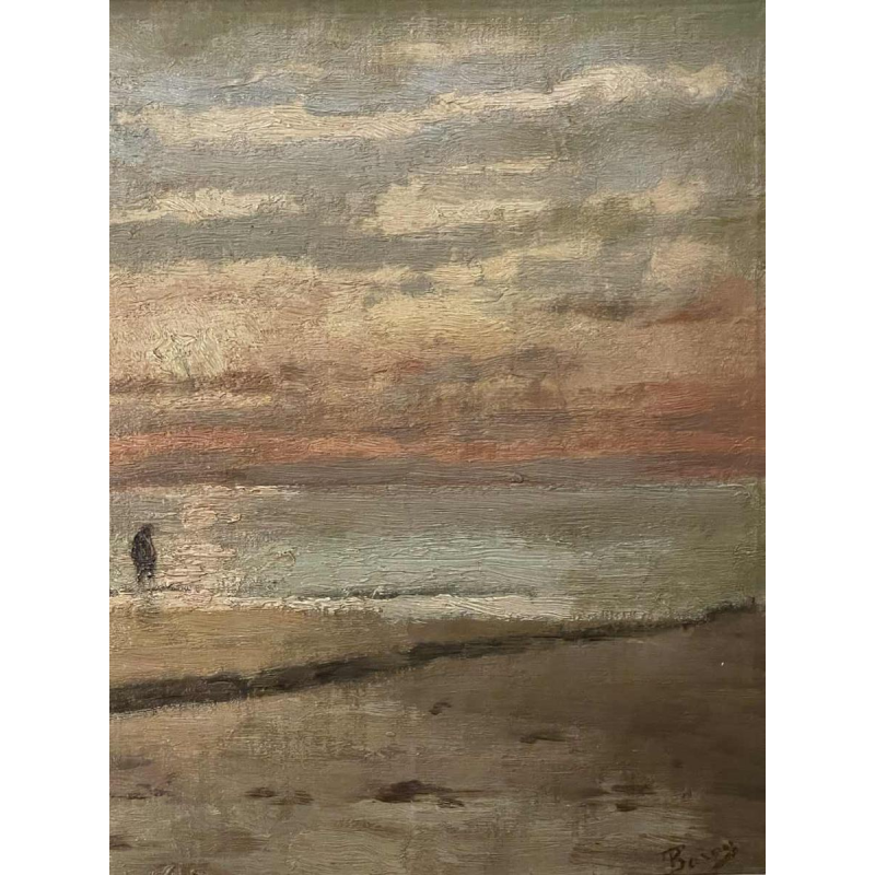 Théodore BARON (1840-1899): Marine (zeldzaam)