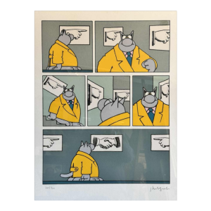 Philippe GELUCK: “La bonne direction“ numbered estampe limited edition