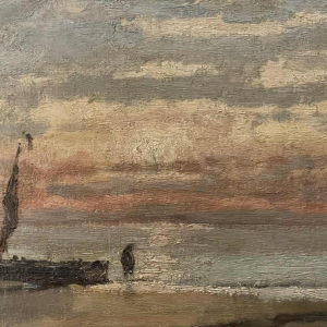 Théodore BARON (1840-1899): Marine (rare)