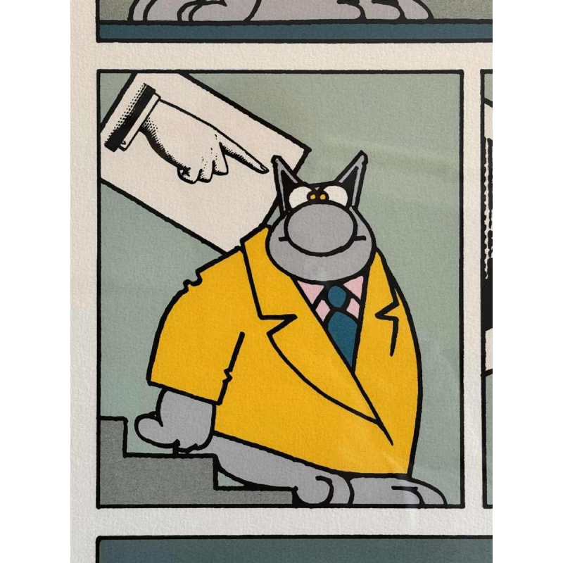 Philippe GELUCK: “La bonne direction“ numbered estampe limited edition