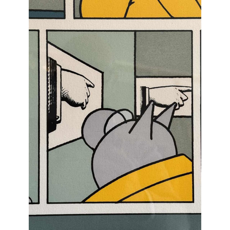 Philippe GELUCK: “La bonne direction“ numbered estampe limited edition