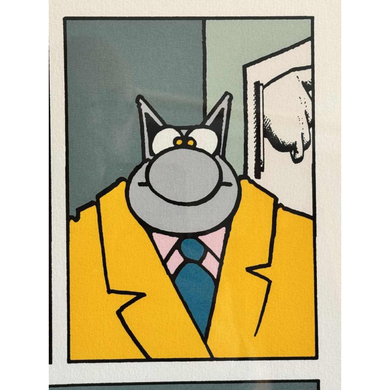 Philippe GELUCK: « La bonne direction » estampe numérotée édition limitée