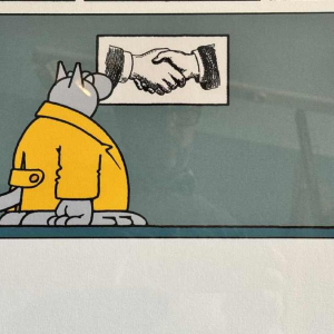 Philippe GELUCK: “La bonne direction“ numbered estampe limited edition