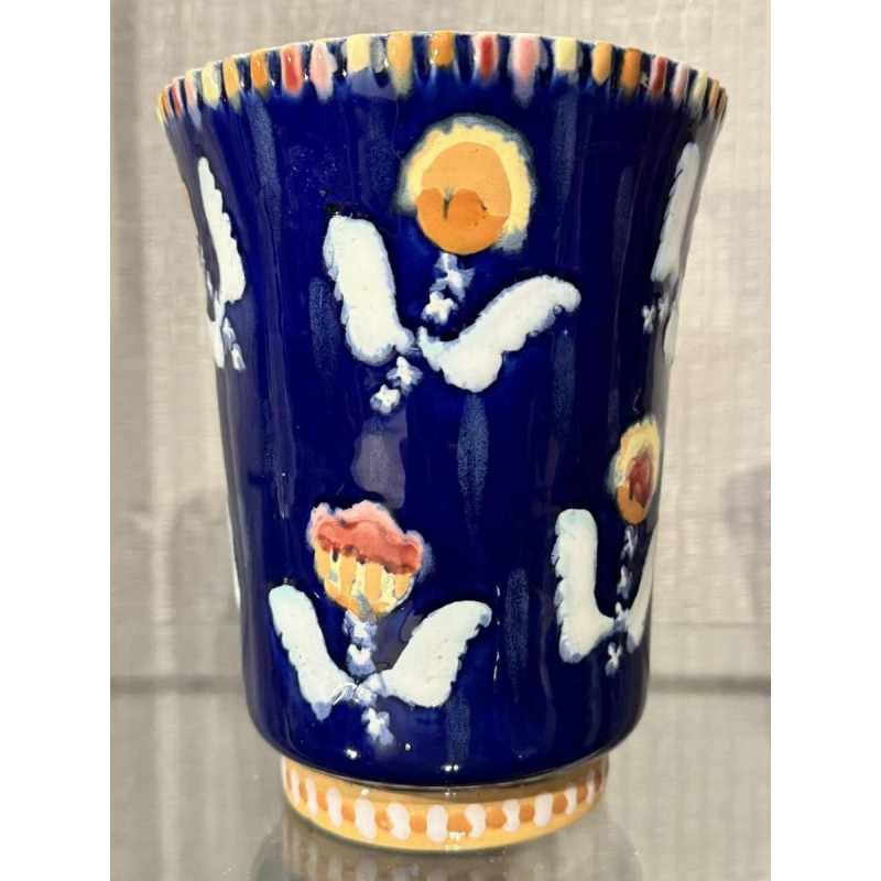 Ernest D'Hossche pour Boch Fre`res Ke´ramis BFK Studio d'Art, vase en gres D3087