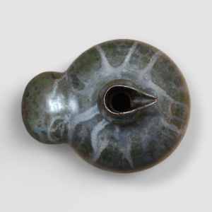 Marcellus Aubry in Bouffioulx, salt-glazed stoneware vase, high-fired, circa 1920