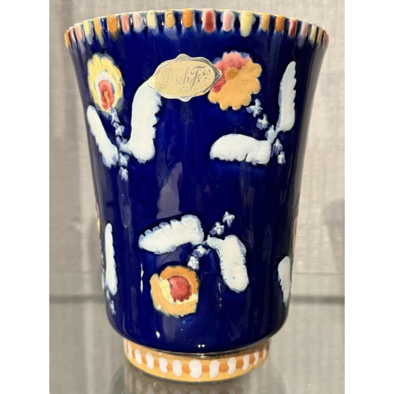 Ernest D'Hossche for Boch Frères Kéramis BFK Studio d'Art, gres vase D3087