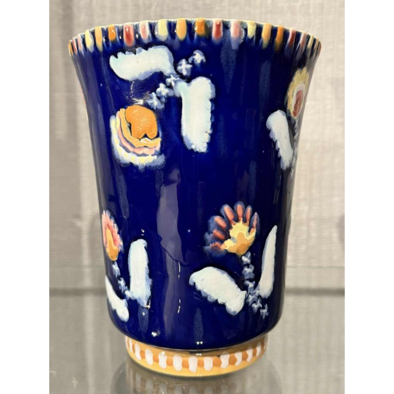 Ernest D'Hossche pour Boch Fre`res Ke´ramis BFK Studio d'Art, vase en gres D3087