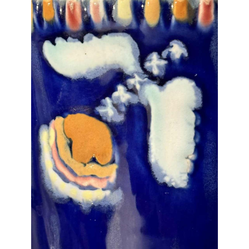 Ernest D'Hossche pour Boch Fre`res Ke´ramis BFK Studio d'Art, vase en gres D3087