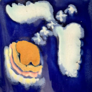 Ernest D'Hossche voor Boch Frères Kéramis BFK Studio d'Art, gres vaas D3087