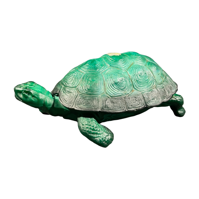 MARIO PETRUCCI " INGRID " Schlevogt Hoffmann, Sculpture Tortue Verre Art De´co
