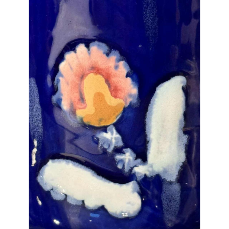 Ernest D'Hossche for Boch Frères Kéramis BFK Studio d'Art, gres vase D3087