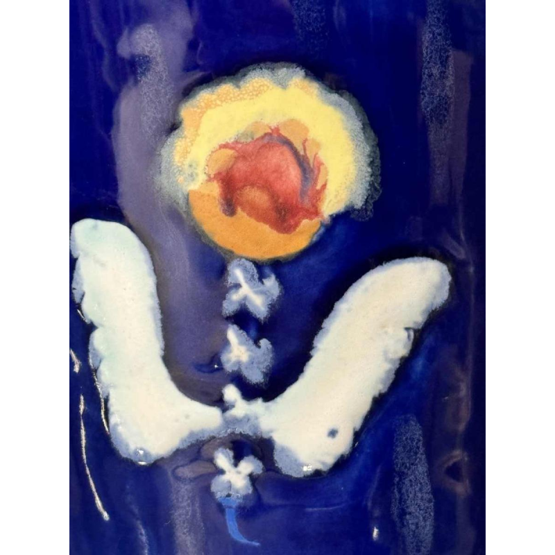 Ernest D'Hossche for Boch Frères Kéramis BFK Studio d'Art, gres vase D3087