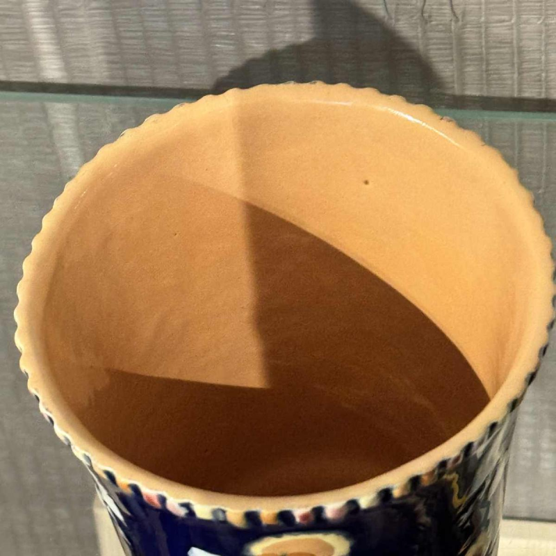 Ernest D'Hossche pour Boch Fre`res Ke´ramis BFK Studio d'Art, vase en gres D3087