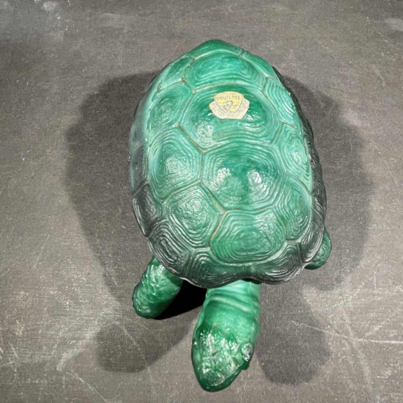 MARIO PETRUCCI " INGRID " Schlevogt Hoffmann, Sculpture Tortue Verre Art De´co