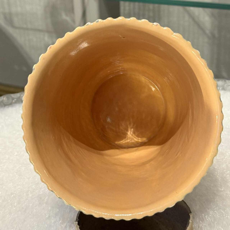 Ernest D'Hossche voor Boch Frères Kéramis BFK Studio d'Art, gres vaas D3087