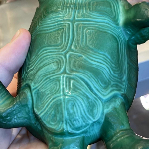 MARIO PETRUCCI " INGRID " Schlevogt Hoffmann, Sculpture Tortue Verre Art De´co