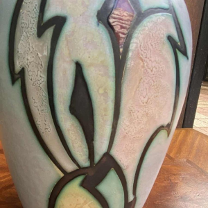 Vase Flora Gouda Koninklijke Plateelbakkerij Zuid-Holland