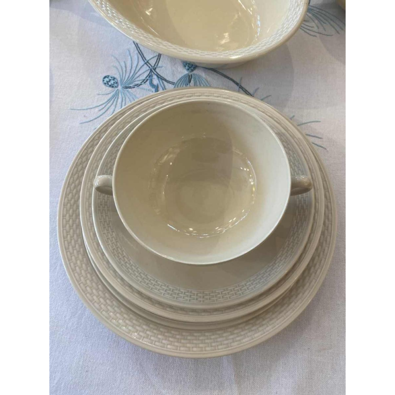 Royal Copenhagen Model Asserbo servies, 1960, 51 stuks