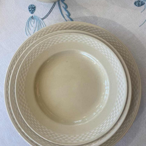 Royal Copenhagen Model Asserbo servies, 1960, 51 stuks