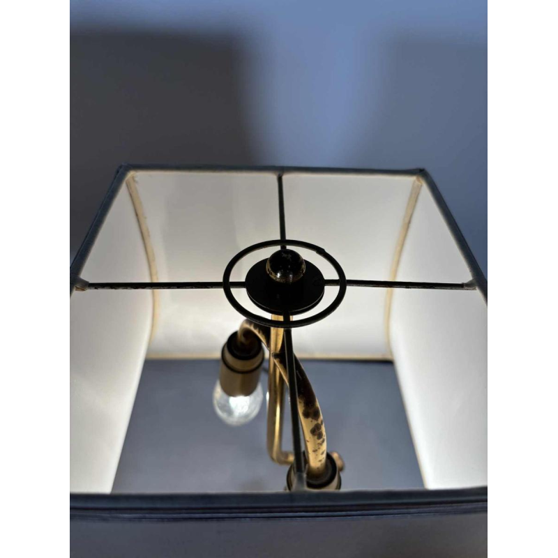 Paire de lampes Bouddha en fonte dorée - travail d'Asie du Sud-Est - XXe siècle