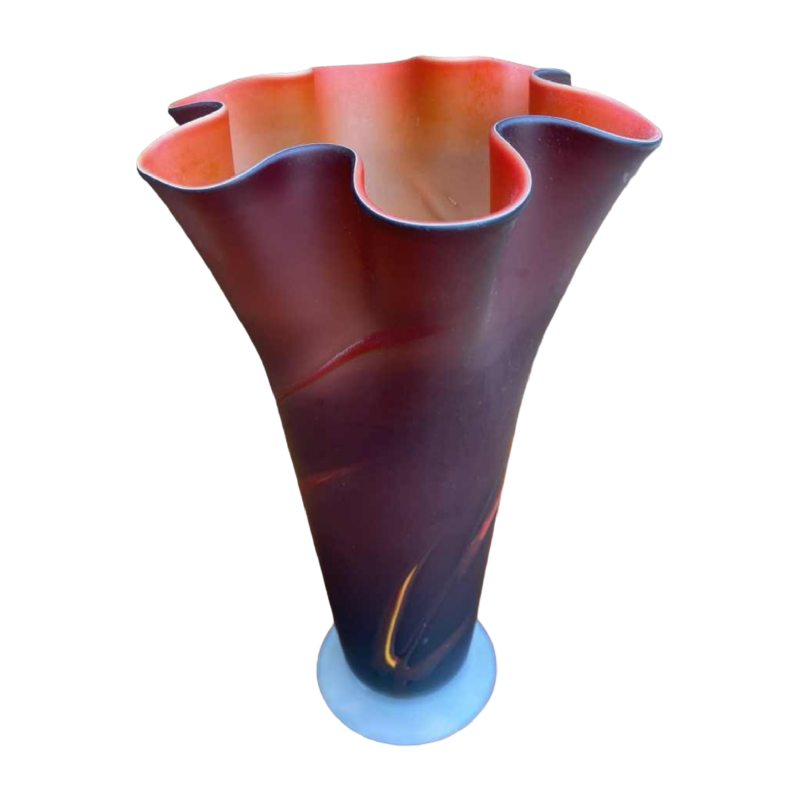 Murano, vase en verre multi couches, ca 1960